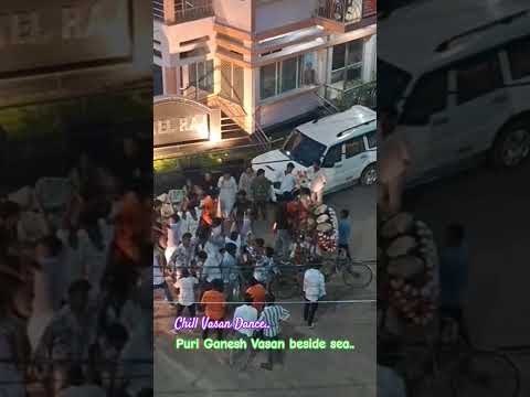 Ganesh  Vasan Oriya Dance ..Puri Sea beach.. #puri #ganesh puja