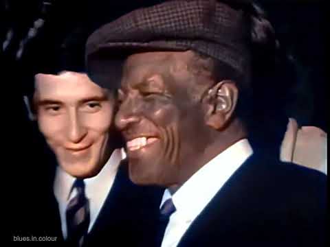 Whistling Alex Moore - Whistling Alex Moore Blues live [Colourised] 1969