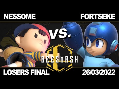 [BeeSmash #9] Nessome (Ness) vs. Fortseke (Megaman) - Losers Final - SSBU