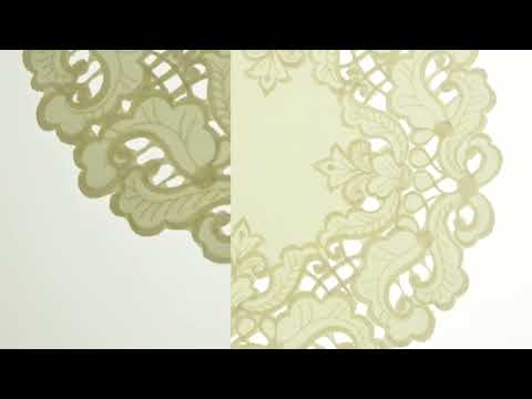 Круглая ажурная салфетка 30*30 BEG