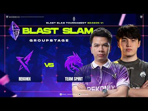 Rekonix vs Team Spirit - Blast Slam VI Group Stage @anonimdt @Dreamocell