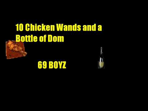 10 Chicken Wands And A Bottle Of Dom cover