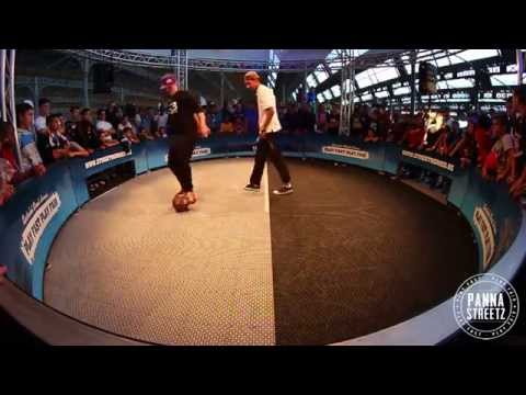 Amazing panna by Séan Garnier in the Monta Soccer Challenge Final at Electrabel Street Heroes