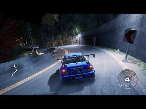 GRID - Subaru Impreza WRX STI vs Mitsubishi Lancer Evo 6 Downhill Touge