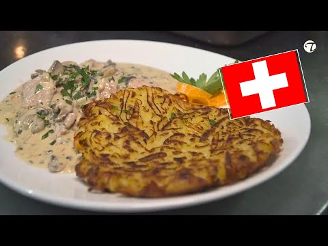 Just like in Switzerland: Original Zurich-style sliced ​​veal with rösti | @TopfguckerTV #topfguc...