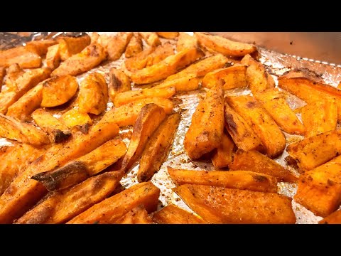 HEALTHY SWEET AND SAVORY Sweet Potato Wedges