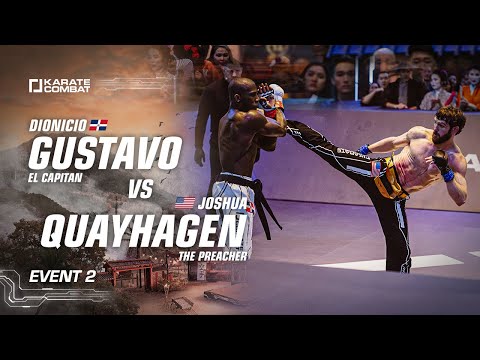 Full Fight: Dionicio Gustavo vs Joshua Quayhagen - Karate Combat S03E02