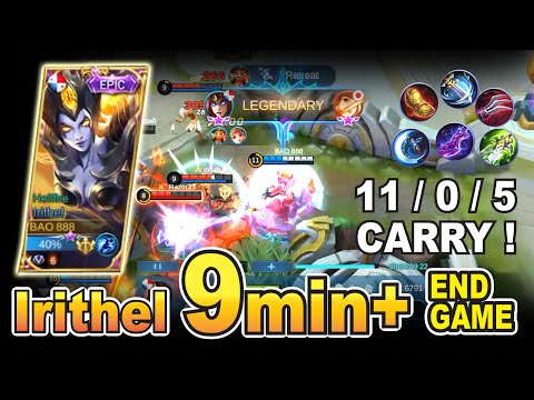 IRITHEL EMBLEM SET BEST BUILD CARRY GAMEPLAY 2020 | Epic Skin | Revamped Mobile Legends