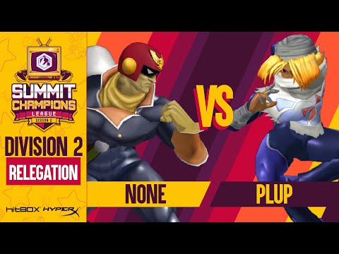 n0ne vs Plup - Division 2: Relegation - SCL 2 | Captain Falcon vs Sheik