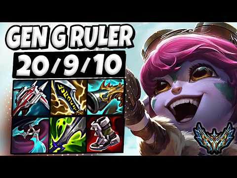 Tristana vs Varus ADC [ Gen.G Ruler ] Patch 25.6 Korea Challenger ✅