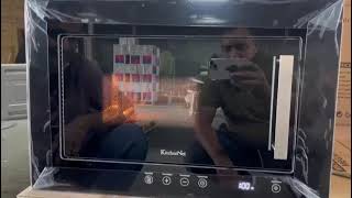 كتشن نت Kitchen Net ميكرويف بلت إن 20 لتر مع شواية – تحكم باللمس × 6 برامج طهي × إذابة الثلج × شواية 800 واط × ميكرويف 700 واط – قفل أمان للأطفال – تجويف داخلي ستانلس ستيل – تصميم أنيق باللون الأسود – مقاس 60×38 سم – موديل JN2204010