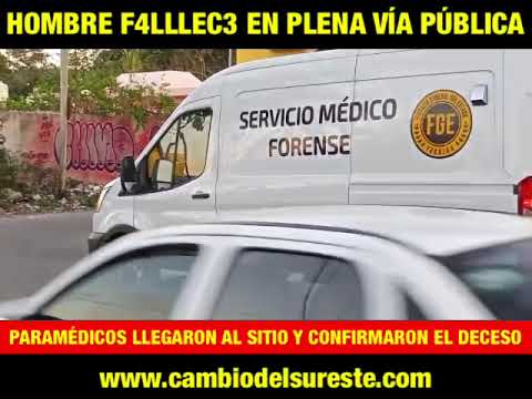 MU3RE HOMBRE TRAS DESVANECERSE EN PLENA CALLE DE LA CASTILLA CÁMARA