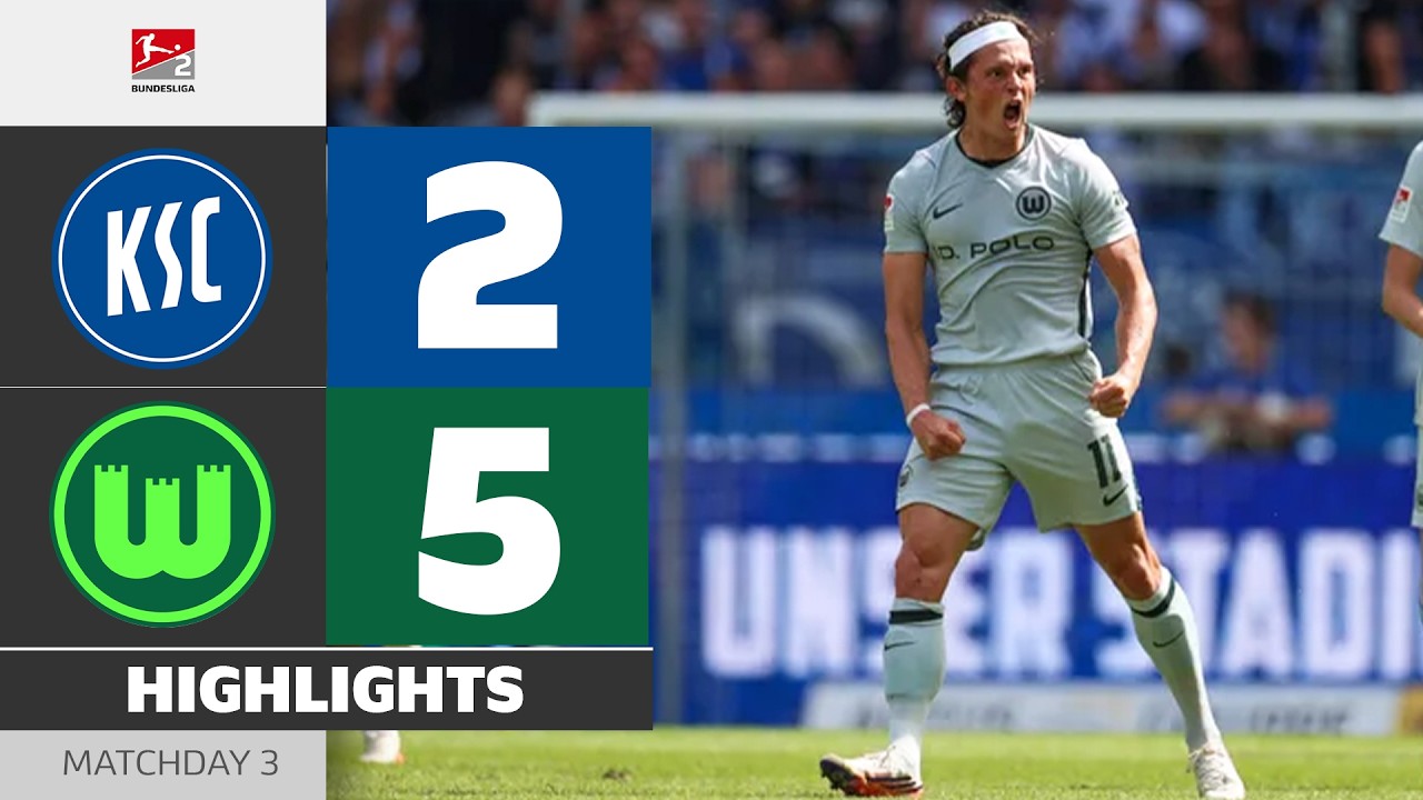 Comeback Spirit! | KARLSRUHER SC - VFL WOLFSBURG | Highlights | Matchday 3 – Bundesliga 2 2026/27