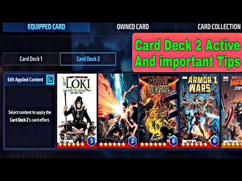 Card Deck New System Full Explain With important Tips 2022 - Marvel Future Fight