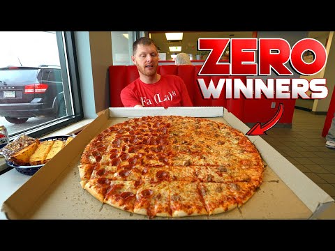 GEWINNE 100 $, WENN DU DIESE UNGESCHLAGENE PIZZA-HERAUSFORDERUNG IN OHIO BEHERRSCHEN KANNST.