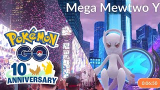 Secret Pokémon GO Mewtwo Event in Times Square