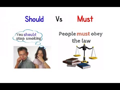 Should Vs Must