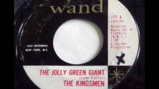 Kingsmen - The Jolly Green Giant on Mono 1964 Wand 45 RPM Record.