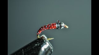 How to tie a Ruby Red Midge