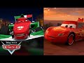 Lightning McQueen Challenges Francesco to a Race! | Pixar Cars