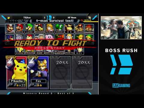 Boss Rush: Duck WR2  - TS|Axe (Pikachu) vs HF Neon (Fox)