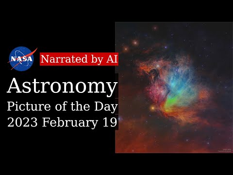 APOD: 2023-02-19 - Seven Dusty Sisters in Infrared (Narrated by Brian)