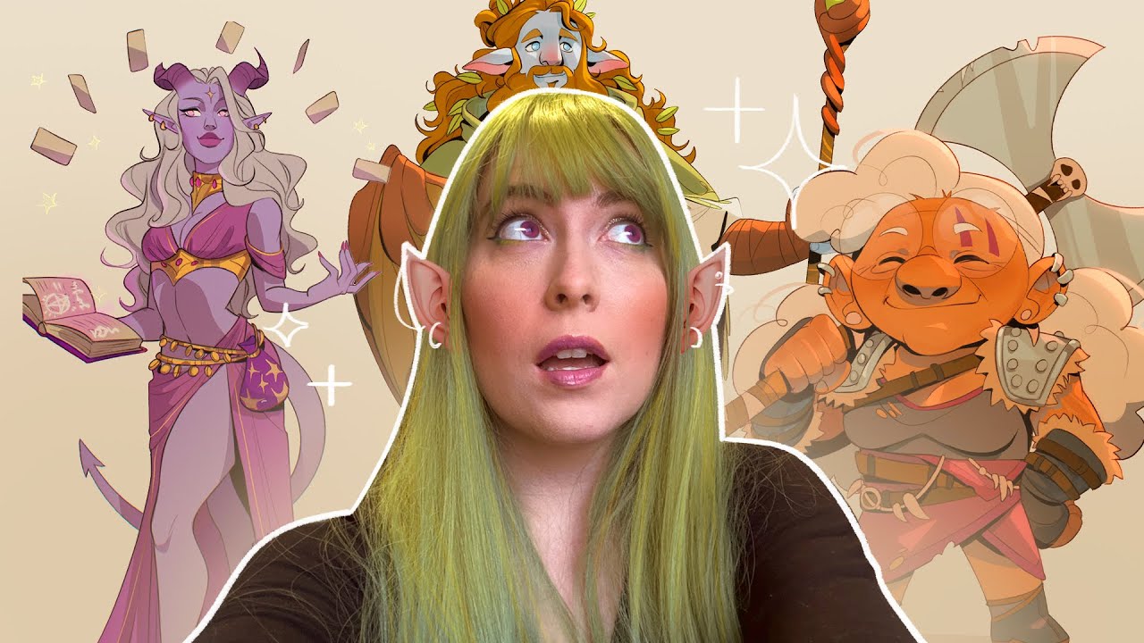 como D&D me fez amar fazer arte 🧝✨🐉