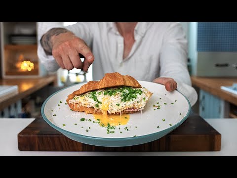 This "LOADED" Croissant Sandwich is NEXT LEVEL Tasty