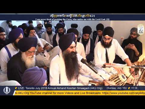 010 Toronto July 2018 Sunday Morning - Bhai Amardeep Singh Jee CA