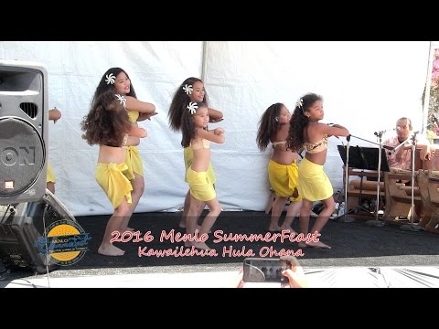 2016 Menlo SummerFest - Kawailehua Hula Ohana live performance