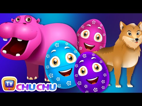 காட்டு விலங்குகளும் அதன் சப்தங்களும் - (Wild Animals & Animal Sounds) ChuChu TV Tamil Surprise Eggs