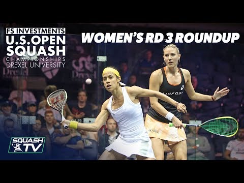 Squash: Women's Rd 3 Roundup Pt. 2 - US Open 2018