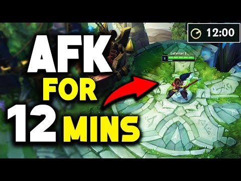 Masters vs Bronze 1v1, but the Masters AFK's for 12 Minutes (who wins?) - League of Legends