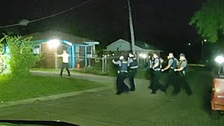 Six Oklahoma City Police Officers Fire at and Miss Suspect Pointing Gun