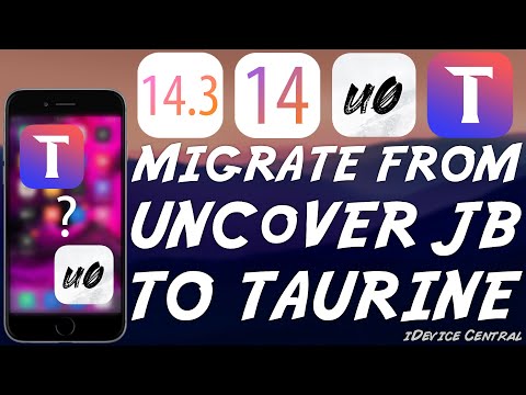 How To Migrate To TAURINE JAILBREAK From Unc0ver / CheckRa1n Jailbreak (iOS 14.3 - 14.0) ALL Devices