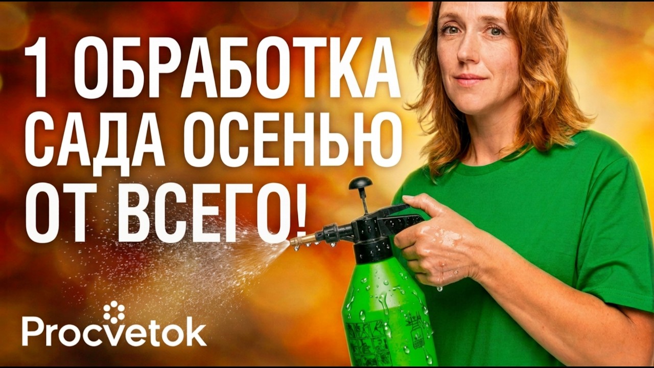ВСЕМ ДЕРЕВЬЯМ ОСЕНЬЮ ЭТО НУЖНО КАК ВОЗДУХ! Главная обработка и подкормка плодового сада