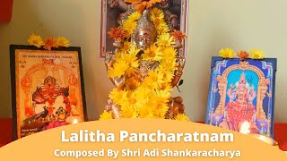 Shri Lalitha Pancharatnam