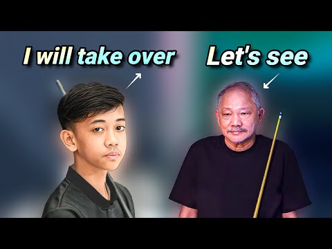 Very Confident Kid Let's His Cue do the TALKING Vs EFREN REYES