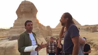 Nassim Haramein & Foster Gamble at the Sphinx - October, 2017