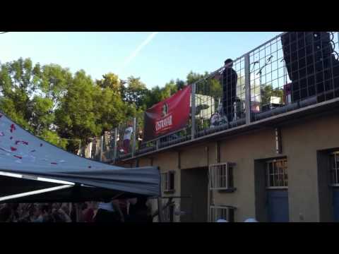 Kryštof slavnosti pivovaru Ostravar - obchodník s deštěm