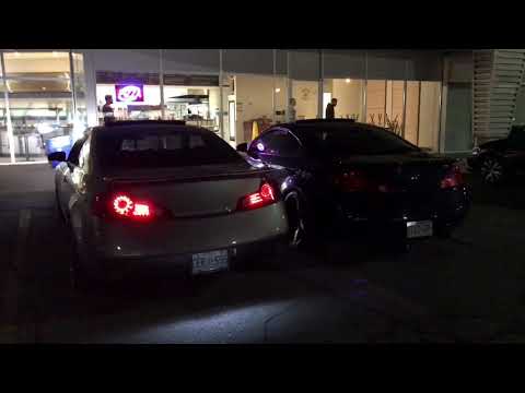 G35 Test pipes + Stock exhaust vs Magnaflow Catback