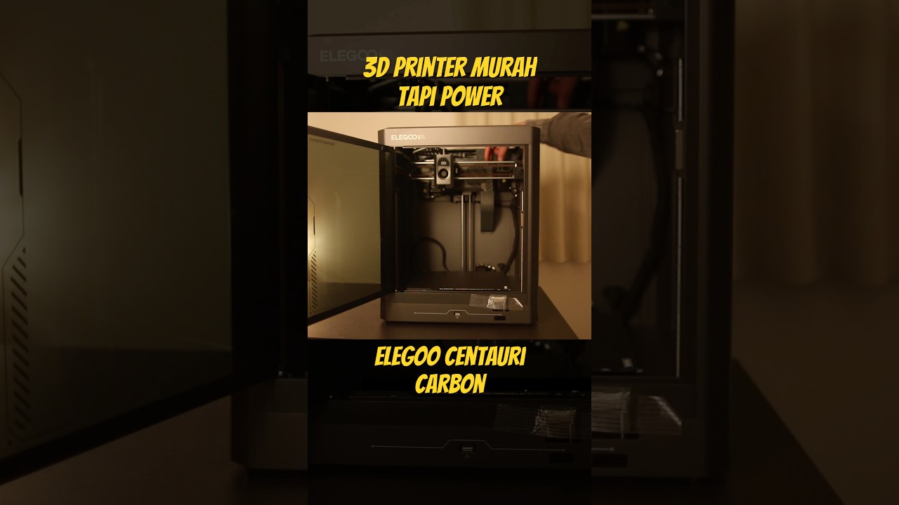 Elegoo Centauri Carbon, salah satu 3D printer mampu milik yang dicadangkan untuk beginner #3dprint