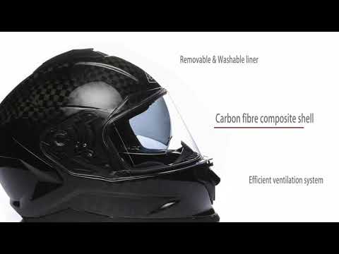 SMK Titan Carbon Full Face Helmet