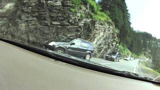 preview picture of video 'Jaguar S-Type 2.7d Riding up Maloja Pass (part 3)'