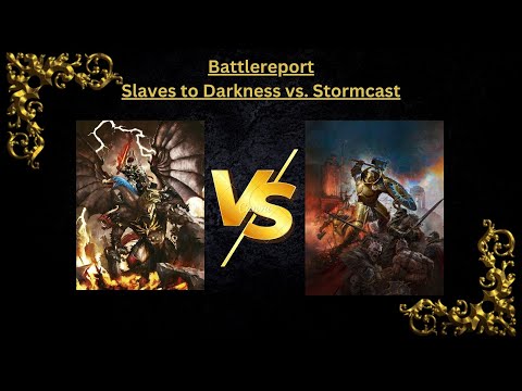 Battlereport Slaves to Darkness(Dario) vs Stormcast Eternals (Micha)