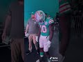 Pre-game in the Miami Dolphins tunnel with Tyreek Hill - Tyreek Hill Pre-game in the Miami Dolphins tunnel with Tyreek Hill