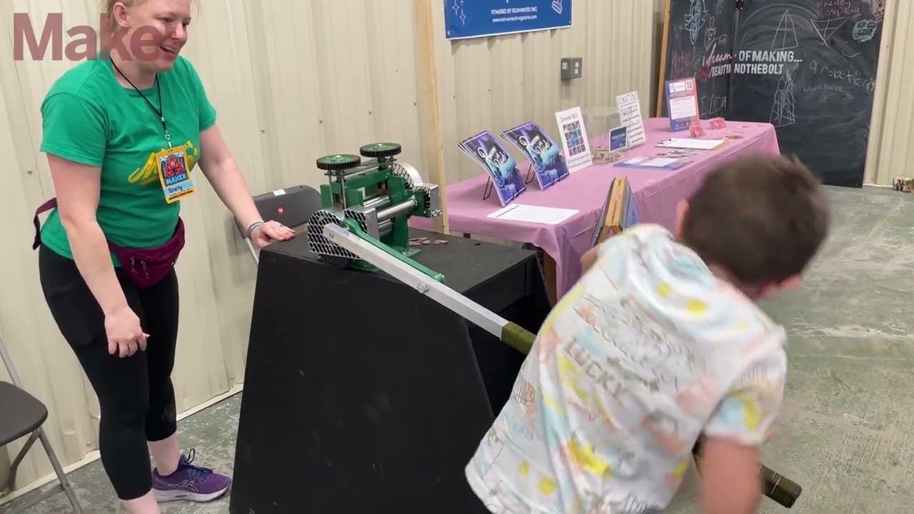 Smashing Pennies at Orlando Maker Faire