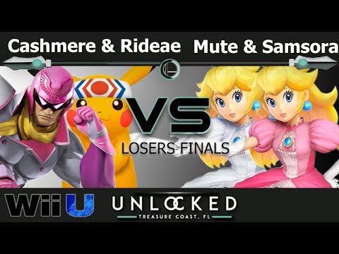 Cashmere & Rideae vs. MuteAce & Samsora - Wii U Doubles Losers Finals - Unlocked