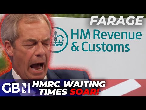 Brits spent 800 years on HOLD to HMRC as Nigel Farage FUMES at 'INCOMPREHENSIBLE' wait times