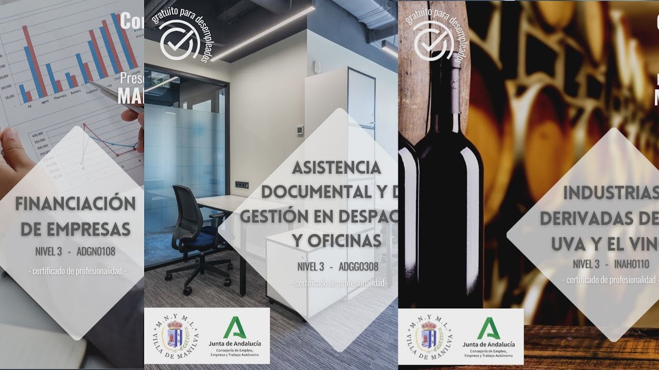 Abierta inscripción para nuevos cursos con certificado de profesionalidad